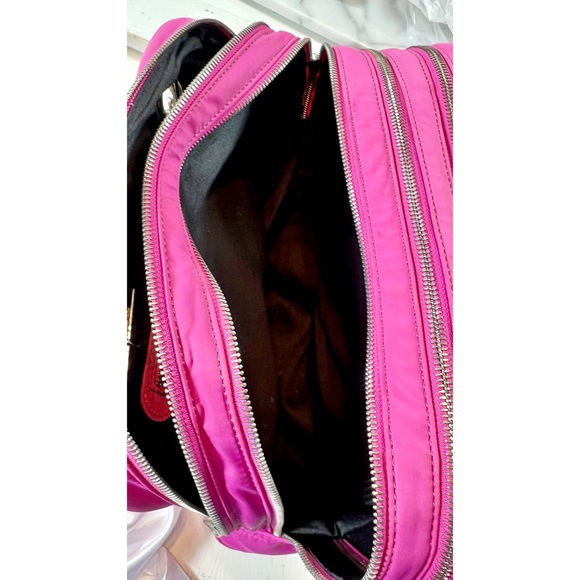 Dolce & Gabbana Large Fuchsia “Lily Glam” Canvas Shoulder Bag - Picture 4 of 11